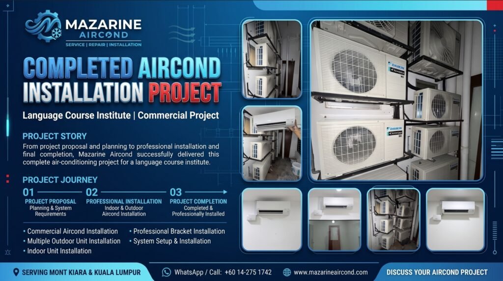 Commercial Aircond Installation Mont Kiara | Completed Project